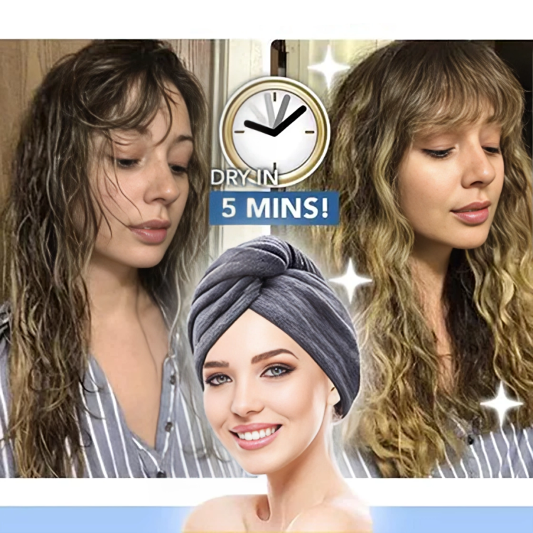 1 + 1 GRATIS HEUTE | TowelTress™ | Mikrofaser Haarhandtuch