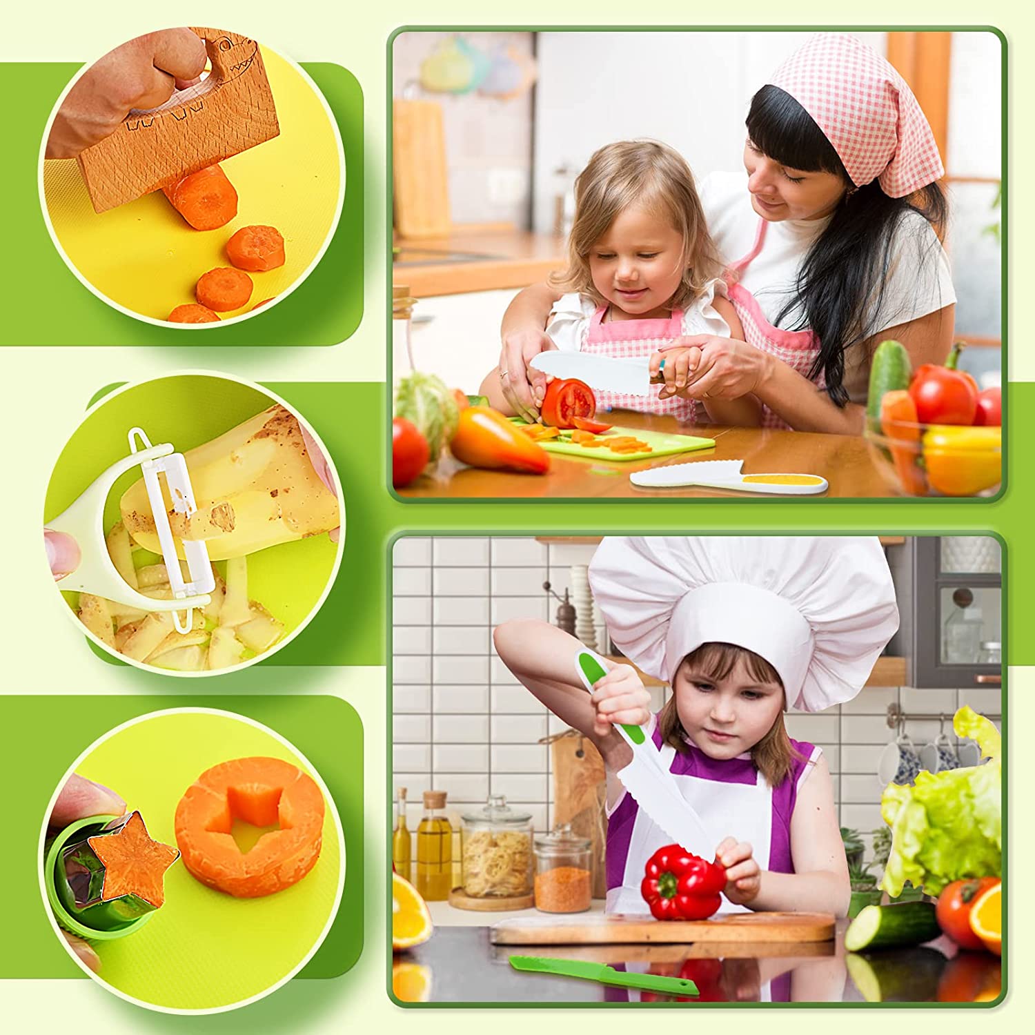 50% RABATT TEMPORÄR | LittleCooks™ | Montessori Küchenwerkzeuge für Kinder