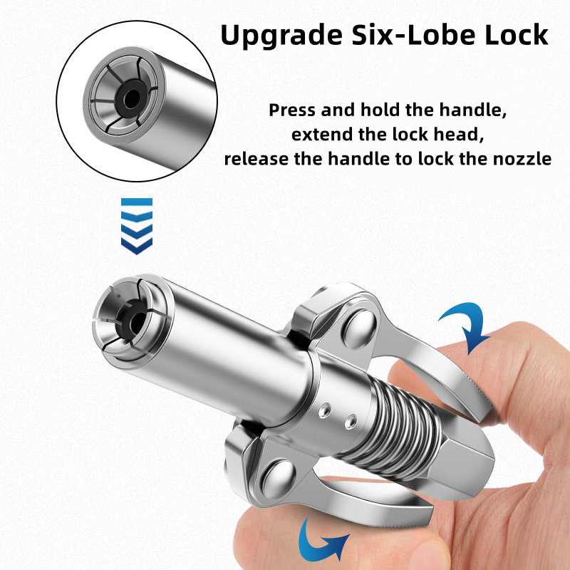 50% RABATT TEMPORÄR | LockGrease™ | Hochdruck Fettpresse Kupplung