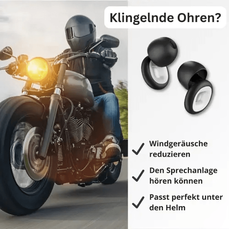 1 + 1 GRATIS HEUTE | AirPlugs™ | Motorrad-Ohrstöpsel - MODLIA