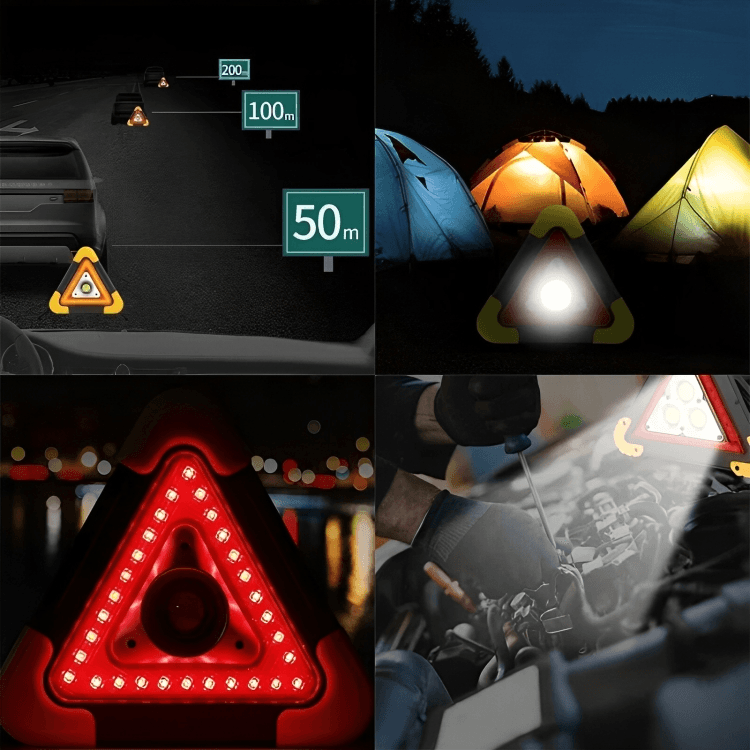 50% RABATT TEMPORÄR | RoadSafe™ | Dreieckige Solar-Notsignalleuchte - MODLIA