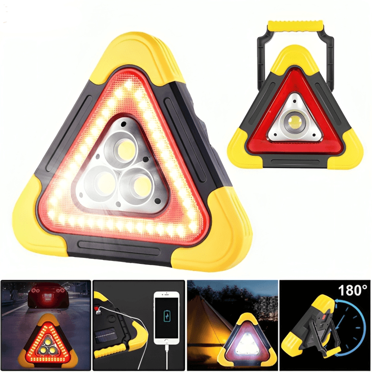 50% RABATT TEMPORÄR | RoadSafe™ | Dreieckige Solar-Notsignalleuchte - MODLIA