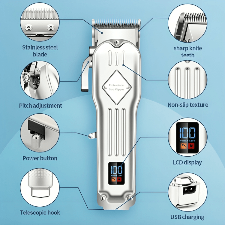 50% RABATT TEMPORÄR | TrimTech™ | Digitaler LCD Haarschneider Pro - MODLIA